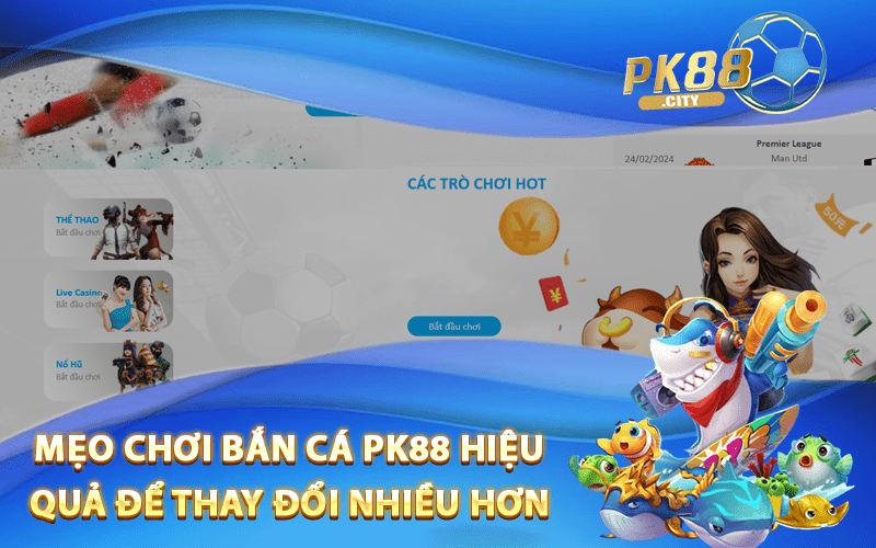 Mẹo Chơi Bắn Cá Pk88 Hiệu Quả Để Thay Đổi Nhiều Hơn