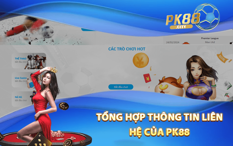 Tổng hợp thông tin liên hệ của PK88